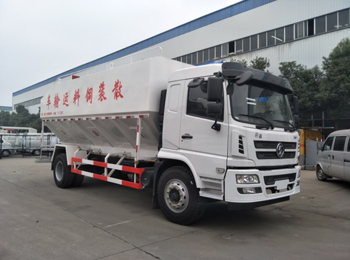 陜汽軒德20方（10噸）電動(dòng)飼料車(chē)